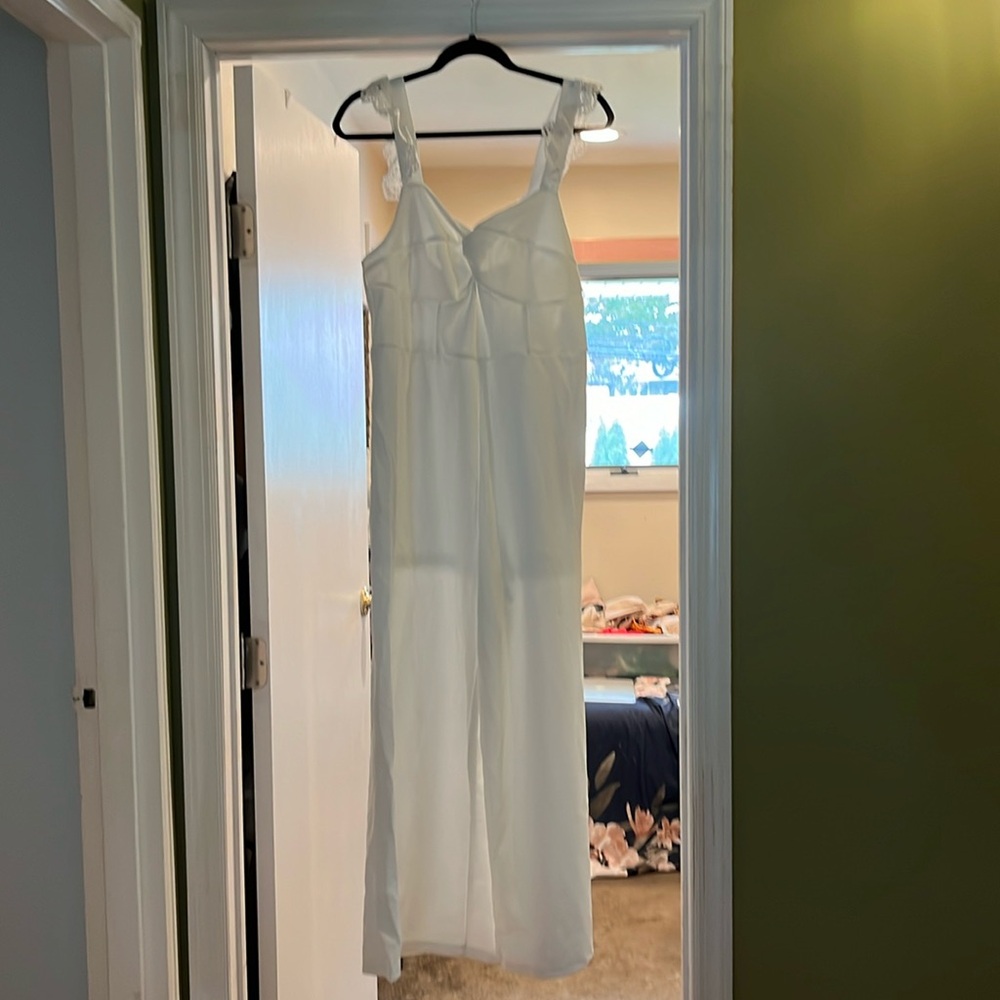 SHEIN Frenchy White jumpsuit